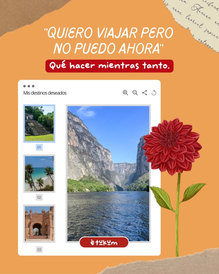 Instagram post from tukum_viajes. This post is in position 2.